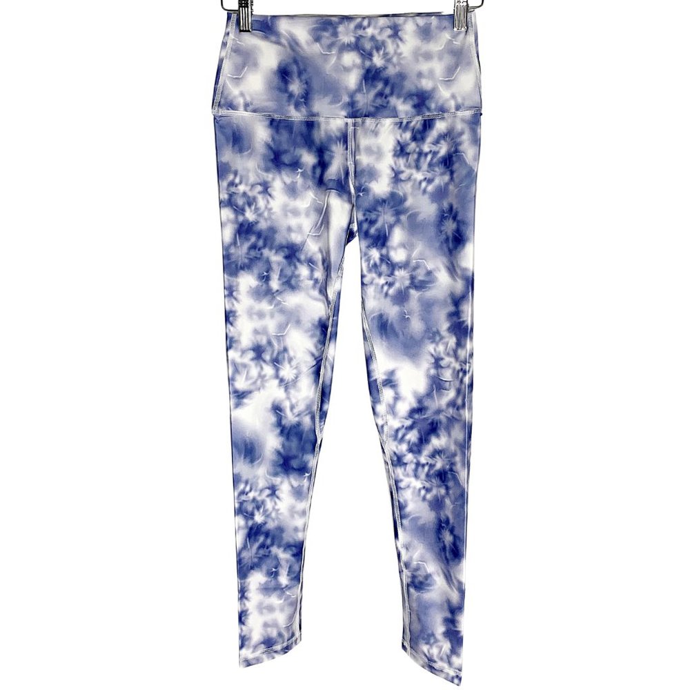Tie-Dye Crop Top & Legging Set in Blue - Picture 5 of 9